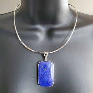 Lapis Lazuli Pendant - 925 Silver